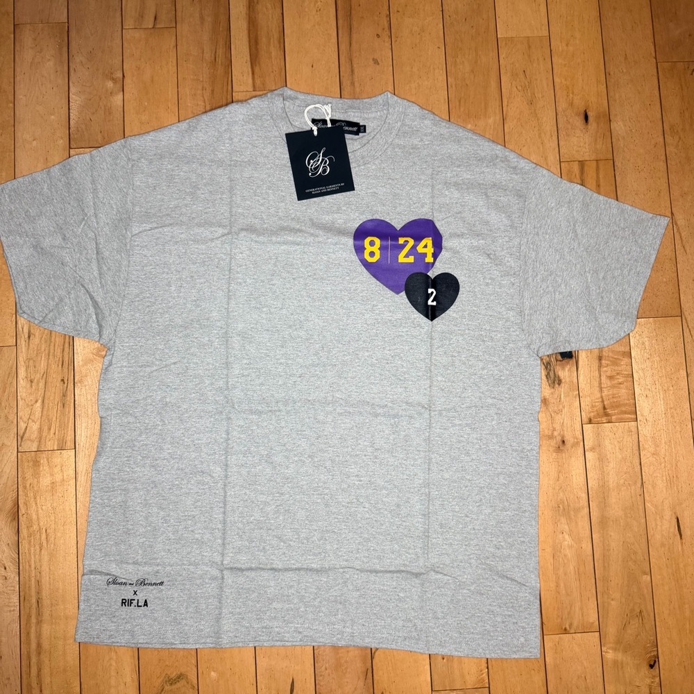 Kobe & Gianna Bryant 8/24/2 Sloan & Bennett Tribute Tee **Rare** Men’s 2XL